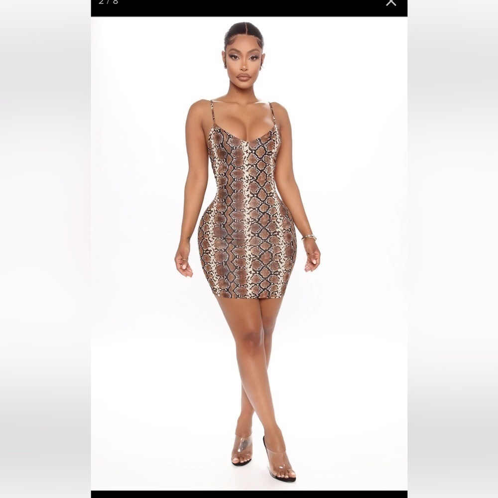 Final Price*FASHION Nova Check It Up Printed Mini Dress. Size S, M, L. P